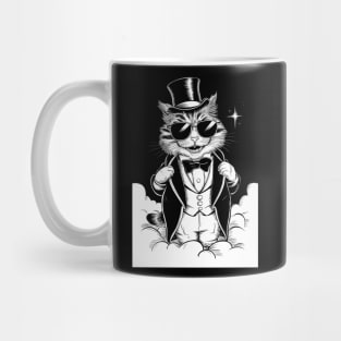 Cool Rich furry cat in sunglasses Mug